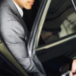 Luxury black car providing greater Houston area private transportation
