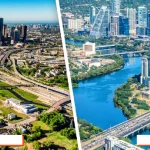 Chauffeur-driven black SUV providing car service from Austin to Houston