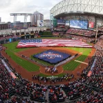 Luxury private transportation vehicle at Minute Maid Park Houston