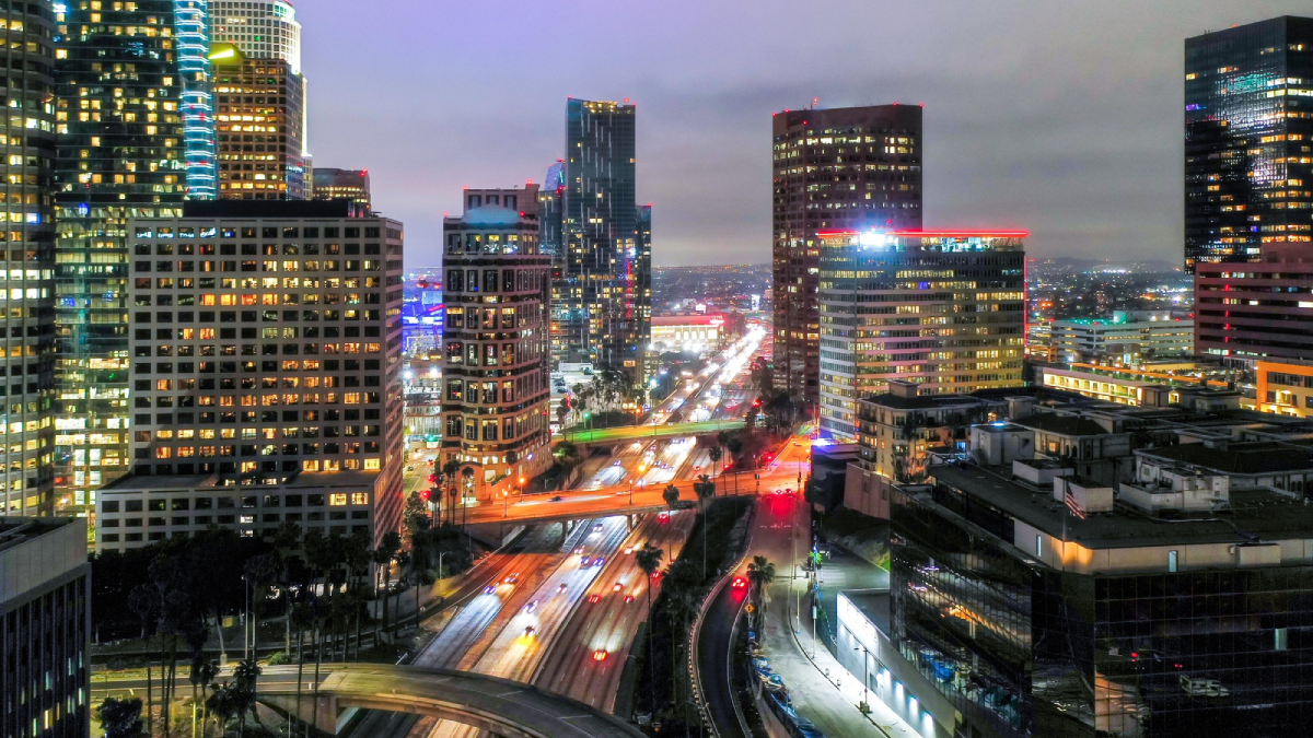 Wall Map Houston with private car service route planning