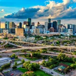 Black luxury Sprinter van rental with driver in Houston Texas for group travel and business events