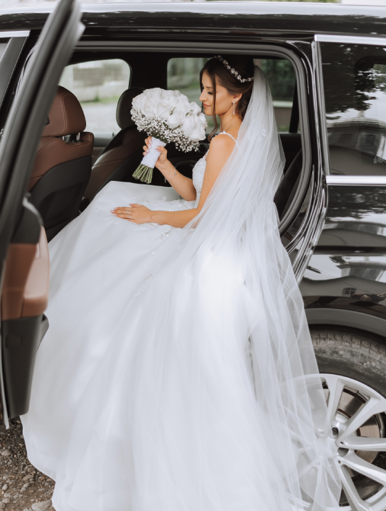 Private shuttle service for wedding guests Houston